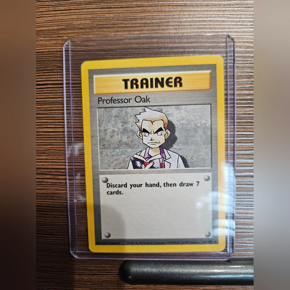 Professor Oak 88/102 Base Set Trainer Card
